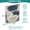 thumbnail image 5 of WOBOGO Luxurious Floral File Folders Extra Large Capacity to Hold 200 Sheets of Documents Hard Shell Ring Binder for School Home Office, 5 of 10