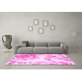 thumbnail image 3 of Ahgly Company Indoor Rectangle Botanical Pink Coastal Area Rugs, 3' x 5', 3 of 4