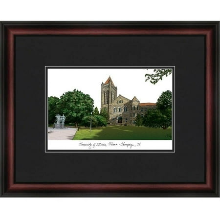 University of Illinois, Urbana - Champaign Academic Framed Lithograph
