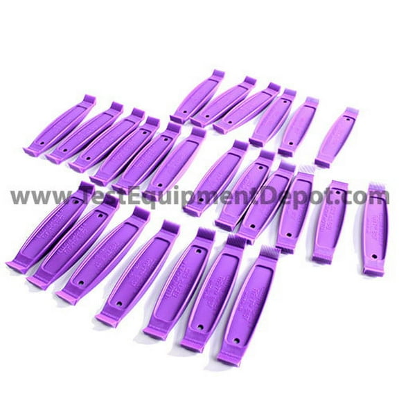 Yellow Jacket 61167 Finfix 7 (21/22 & 23/24 Fins Per Inch), Purple, Bag of 25