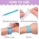 thumbnail image 4 of Uxcell 100Pcs Pulseras de papel para eventos, pulseras impermeables coloridas para construcción de equipos, parque de diversiones, concierto e identificación, oro, 4 of 6