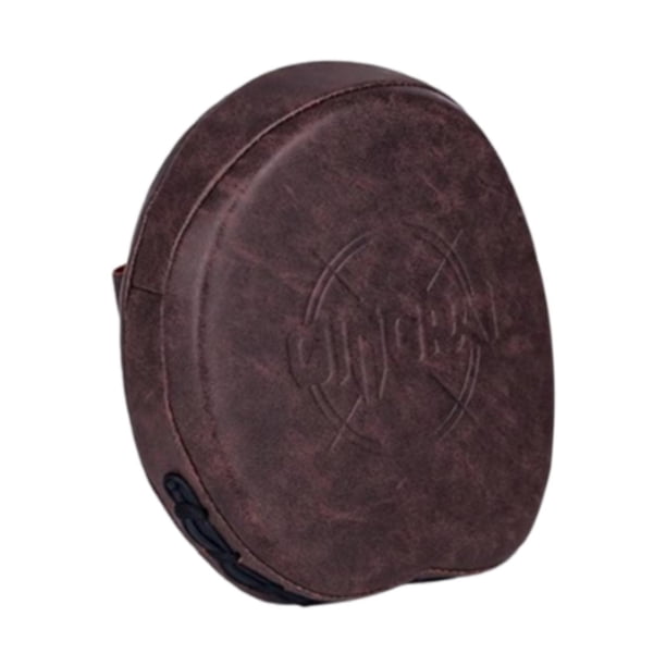 Almohadilla de mano de entrenamiento, accesorio de boxeo, almohadilla de perforación para Kickboxing, agarre Mma Color café