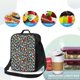 thumbnail image 4 of Fotbe Alphabet Lonchera Bolsa de Almuerzo para Hombres y Mujeres, Lonchera de Gran Capacidad, Bolsa de Almuerzo Reutilizable, Bolsa Térmica Aislante, 4 of 7