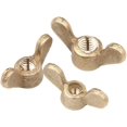 thumbnail image 4 of Wing Nut Fasteners - Brass Butterfly Nut Bolt Hand Twist Screw Cap Components M20, 4 of 5