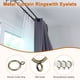thumbnail image 2 of Uxcell 20-Pack Anillo para Cortina con Ojal 1 Pulgada ID Se Ajusta a Varilla de Cortina de 3/4 Pulgadas Anillos de Drapería de Metal Bronce, 2 of 7