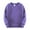 Purple, variant on FAOWME Toddler Kids Baby Boys Girls Crewneck Pullover Thicked Lined Sweatshirt Children Solid Color Plush Babies Colorful Tops Coat Green 3-4 Years