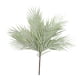 thumbnail image 1 of Hojas artificiales tropicales de palma con tallo para fiesta hawaiana tipo luau en la selva Blanco verde, 1 of 8