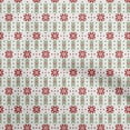 thumbnail image 1 of oneOone Cotton Jersey Red Fabric Christmas Dress Material Fabric Print Fabric By The Yard 58 Inch Wide, 1 of 4