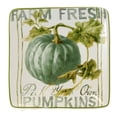 thumbnail image 5 of Tabletop Autumn Harvest Canape Plate Set Ceramic Thanksgiving Fall St/4 37250, 5 of 5