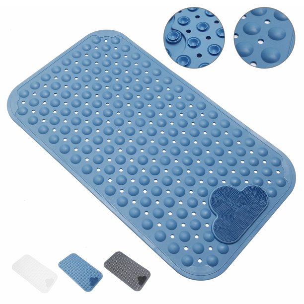 Semfri Bath Tub Shower Mat 28 x 16 inch Non Slip Bath Tub Mats Shower
