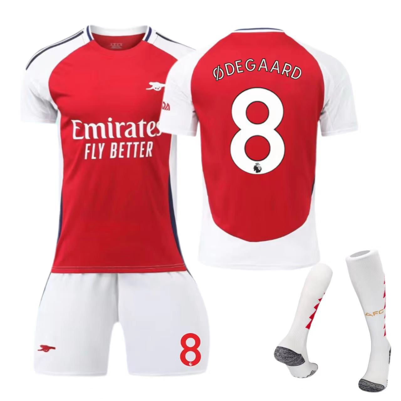 24-25 ホーム　Arsenal Ødegaard 8 24-25 New Arsenal Home Jersey 7 Saka 8 Odegaard Children's Adult
