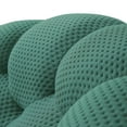 thumbnail image 7 of bokifol Modern Upholstered Mesh Lazy Floor Sofa,3D Honeycomb Shape Knit Fabric Sofa for Living Room,Office,Apartment,No-Assembly,Ottoman(Green), 7 of 7