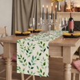 thumbnail image 2 of Table Runners 90 Inches Long Dress Scarves, Green Leaves Farmhouse Coffee/Dining/Kitchen Table Runner for Living Room, Watercolor Spring Botanical Country Beige 13x90 Inch, 2 of 9