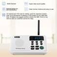 thumbnail image 2 of Sistema de intercomunicación inalámbrico Wuloo, alcance de 1 milla, 22 canales (paquete de 6), 2 of 7