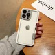 thumbnail image 3 of Para iPhone 16 15 Pro Max 14 Plus 13 Mini Funda colorida de silicona suave con marco de parachoques a prueba de golpes Funda protectora sin borde trasero, 3 of 5