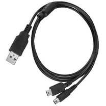 2 in 1 USB Charging Cable Cord for Nintendo 3DS Lite DSI DSL 3DSXL Game Console