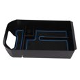 thumbnail image 2 of Center Console Organizer, Versatile Car Armrest Storage Box Easy Cleaning Removable Fashionable  For Vehicle Upgrade Black,Blue, 2 of 8