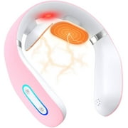 Neck Massager, Electric Smart Neck Massager with Heat, 5 Modes 16 Levels Portable Cordless Massage for Neck Pain Relief at Home Office Outdoor Travel Car Airplane