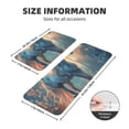 thumbnail image 2 of Yiaed Forest Lake White Horse Kitchen Rugs Sets of 2 Kitchen Mats Cushioned Anti Fatigue Kitchen Rug Tapetes Para Cocina for Sink,Laundry Room, 2 of 6