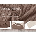 thumbnail image 6 of Fantaslook Color Block Long Sleeve Shirts for Women Lightweight Fall Sweaters Dressy Casual Tunic Tops, 6 of 10