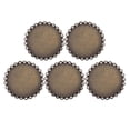 thumbnail image 1 of IFANLANDOR 5Pcs Brooch Accessories Light Brown Stainless Steel Grip DIY Brooch Base for Crafting, 1 of 8