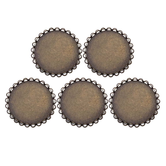 5 Pcs Lapel Pin Base Brooch Support Pins Rust-resistant Brooch Base Blank Brooch Breastpin Base