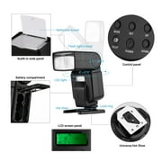 Andoer Flash Speedlite GN40 Adjustable LED Fill Light for Nikon Olympus Pentax
