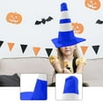 thumbnail image 6 of Traffic Cone Hat Costume Accessory Party Hat Eye-catching Felt Fabric for Adults Teenagers Halloween Parties, 6 of 9