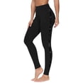 thumbnail image 4 of Black Women's Yoga Pants, Leggings For Women Butt Lifting Booty Tights High Waist Stretchy Pants Yoga Tights,Women's Yoga Pants 3XL, 4 of 5