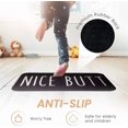 thumbnail image 3 of Bostanza "Nice Butt" Black Super Absorbent Quick Dry Bath Mat 44X69Cm, 3 of 4