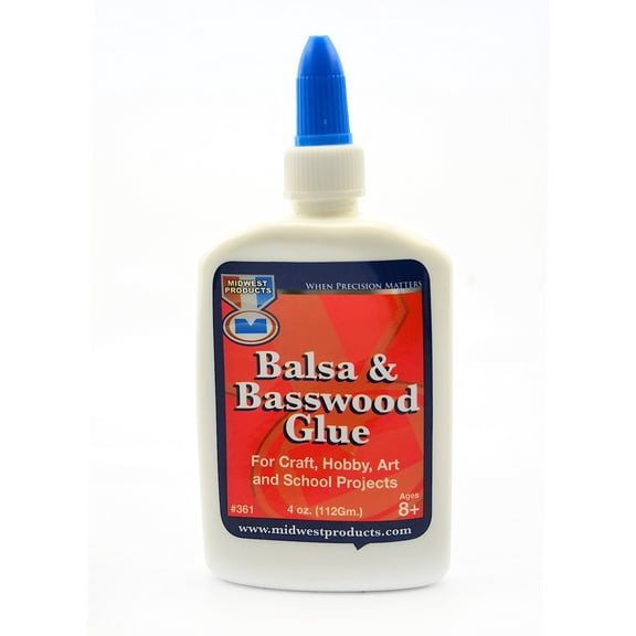 Glue Balsa & Basswood Glue, 4 oz. (pack of 6)