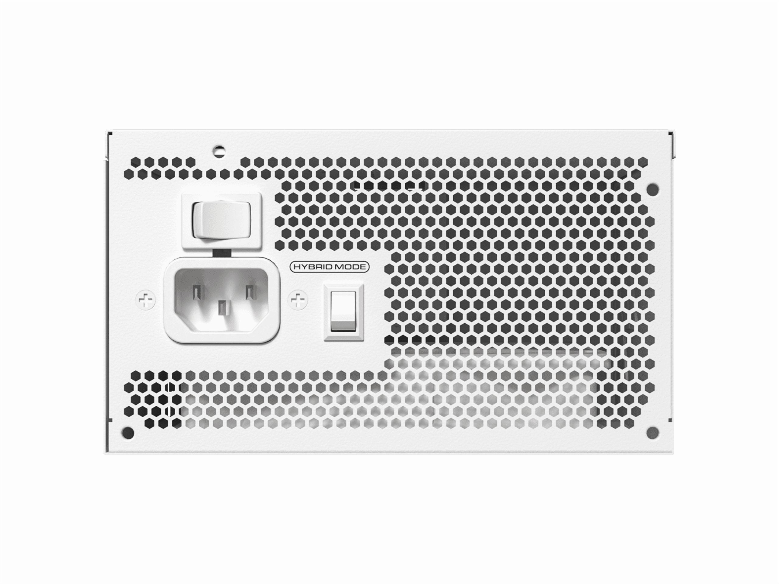 ANTEC GSK850 V2 White ATX3.1, 750W Full Modular PSU, 80 PLUS Gold Certified, PCIE 5.1 Support, PhaseWave Design, Zero RPM Manager, 120mm Silent Fan, 10-Year Warranty, High-Quality Braided Cable