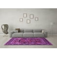thumbnail image 3 of Ahgly Company Indoor Rectangle Oriental Purple Industrial Area Rugs, 4' x 6', 3 of 4