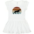 thumbnail image 3 of Inktastic Hunting Dog Retro Sunset Girls Baby Dress, 3 of 5