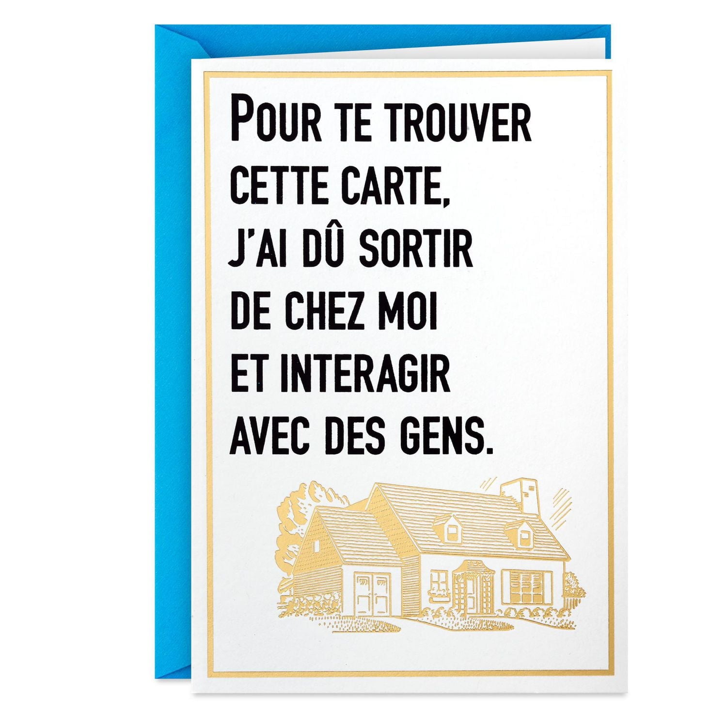 Hallmark Funny Birthday Card (Leave the House)