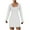 White, variant on Lovskoo Women's Fall Winter Ribbed Dress Basic Round Neck Long Sleeve Solid Bodycon Pencil Mini Dress White