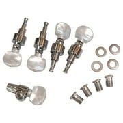 Banjo Tuning Pegs 5-String Machine Heads Tuners Keys Geared Chrome