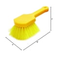 thumbnail image 3 of 8" Utility Scrub Brush Plastic Handle Synthetic Bristles Cleaning Multi Purpose Heavy Duty Outdoor Wheels and Tires, 3 of 3
