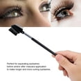 thumbnail image 2 of Eyebrow Brush, with Metal Teeth Eyelash Comb, Black Brow Spoolie Brushes Makeup Eyebrow Brush Eyelash Comb Portable Eye Powder Base Brush Beauty Cosmetic Tool for Professional and Travel, 2 of 5