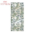 thumbnail image 3 of Household Stickers Under $10 Colorful Window Film Bathroom Decoration: Green Vine Pattern Privacy Film Static Adhesive Front Door & Home Sunlight Blocking Create A Personalized & Cozy, 3 of 4