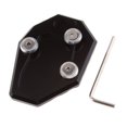 thumbnail image 1 of Almohadilla de extensión de para motocicleta FZ07 2013-2016 negra Negro Sunnimix Placa de extensión de Kickstand, 1 of 7