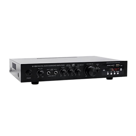 Bluetooth 5.1 Sound Speaker Amplifiers Receiver 6 Channel Home Theater Stereo System Components ,Bass & Treble Control
