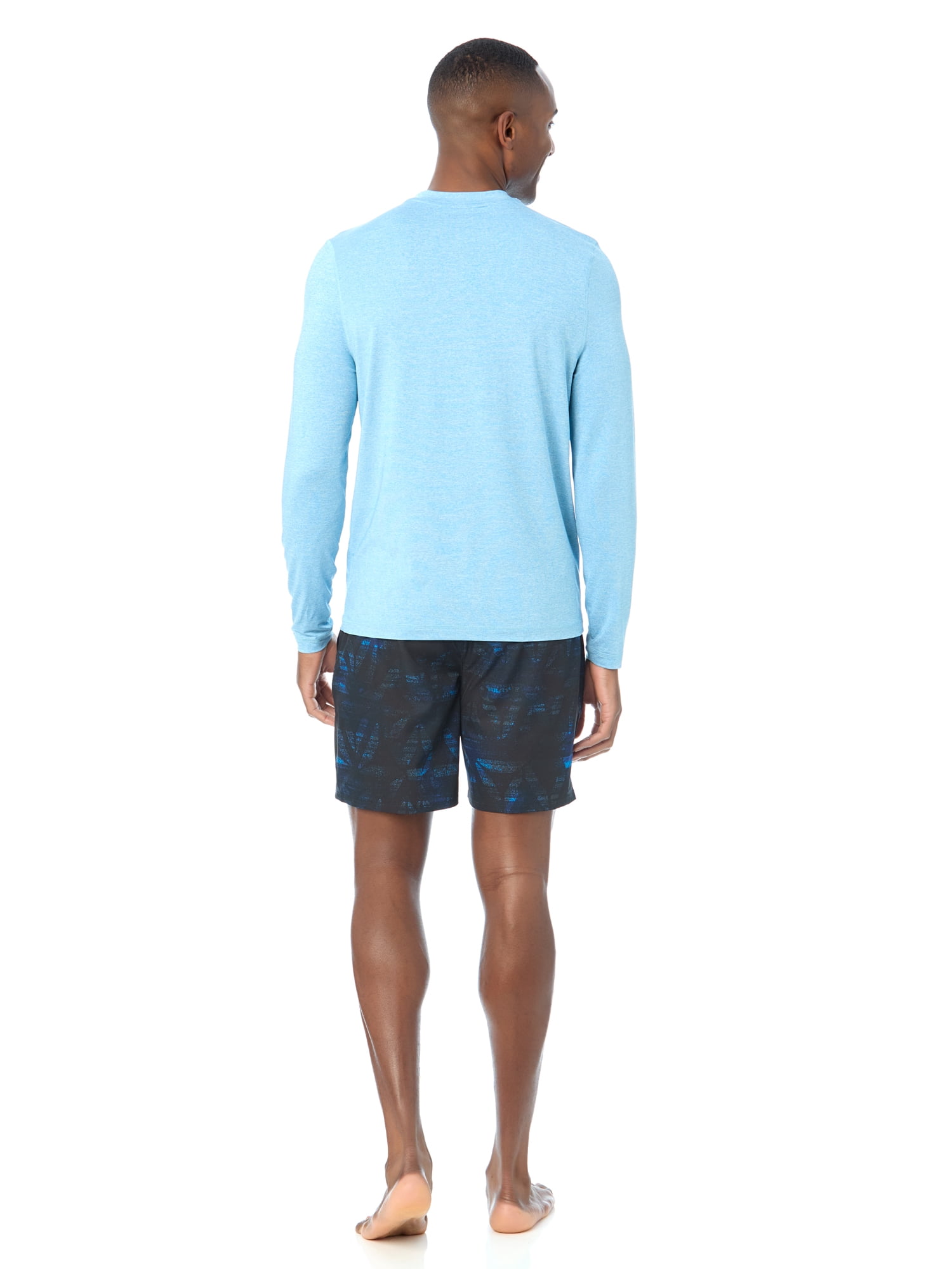 Men's and Big Men's Reebok Long Sleeve Rashguard, Sizes S-3XL