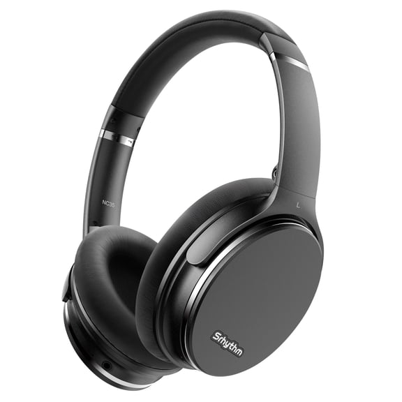 Srhythm NiceComfort 35 Lightweight Hybrid Noise Cancelling Headphones,with Titanium Coated Speakers,Low Latency,ANC for wired and Bluetooth Wireless
