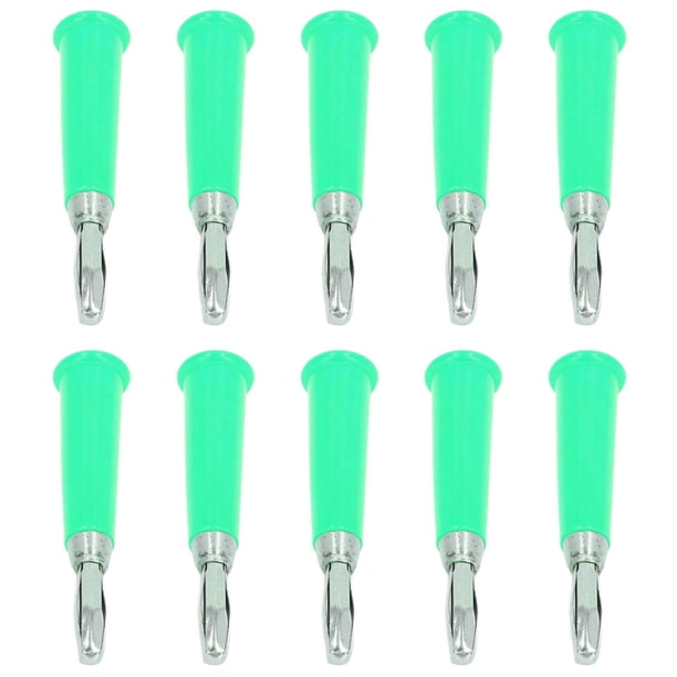 Conector De Enchufes De Plátano 100 Uds. Conector De Plátano De Bocina De Aleación De Zinc De Latón Conector De Enchufes De Plátano Soldados Para Baterías De Camiones 4mm ANGGREK Otros