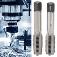 thumbnail image 1 of Broca de rosca de mano métrica 2 uds Flauta recta Acero al carbono M18 para madera plástico y aluminio ANGGREK, 1 of 8