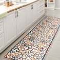 thumbnail image 4 of JONATHAN Y AMALFI COAST 2 x 8 Runner Rug, Atrani Scroll Trellis - Cream/Blue/Red, AMC110A-28, 4 of 9