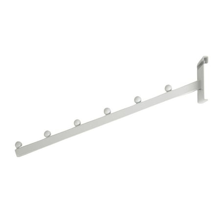 SSWBasics 6-Ball Waterfall White Faceout for Wire Grid - Pack of 5- White Gridwall Hooks | Retail Multi-Purpose Waterfall Faceout | Grid Wall Accessory | Grid Wall Hook for Wire Grid Display