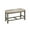 Beige, variant on Rustic Gray Wood Counterheight Dining Bench in Gray Linen Fabric