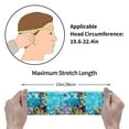thumbnail image 6 of Naloa Corals and Tropical Fish Fashionable Sport Sweatband for Running, Yoga, Basketball - Head Circumference 19.6-22.4 inches, 6 of 9